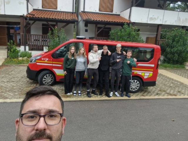 Skupna slika z mentorjem